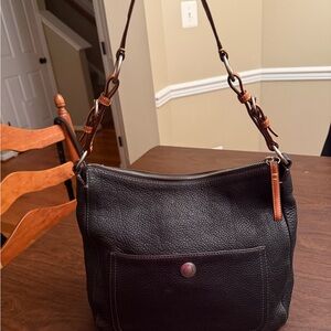 Coach Black Chelsea Leather Shoulder bag